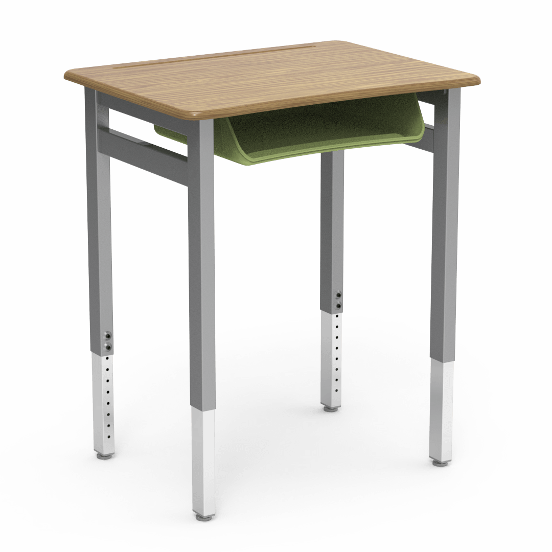 Tetra Series Hard Plastic Desk with Book Box