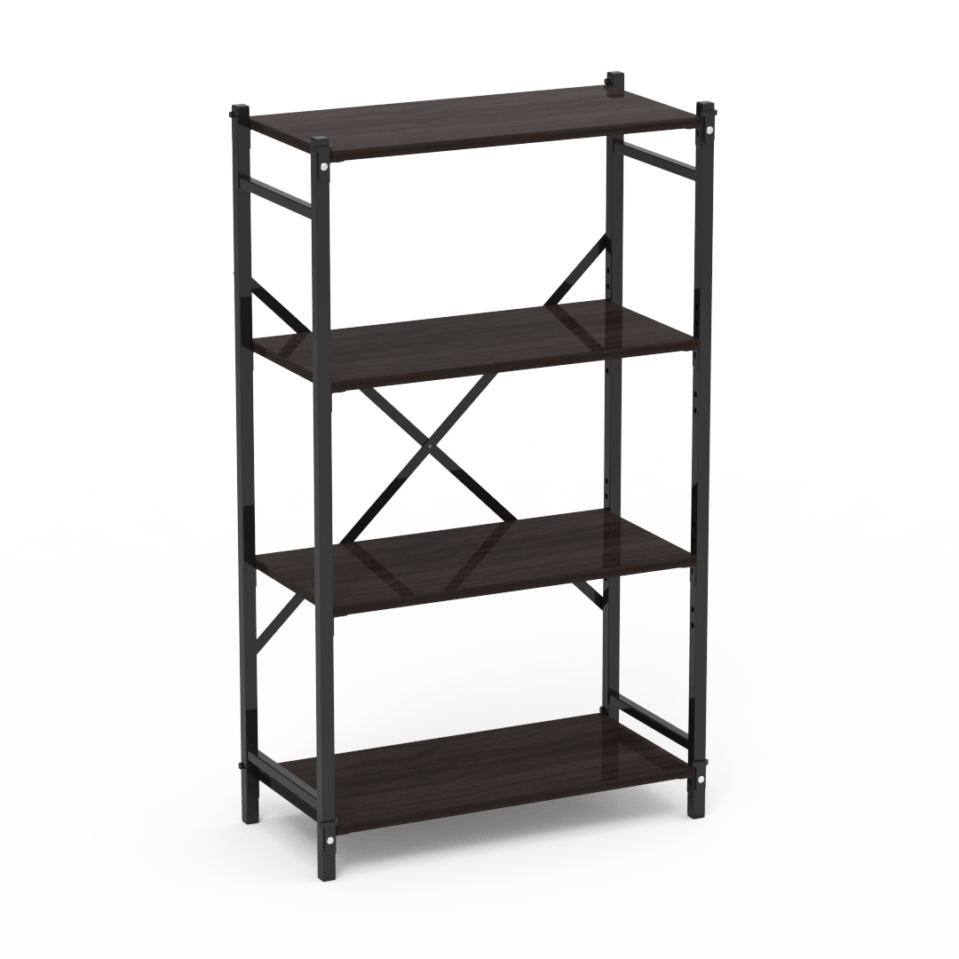 Wood Storage Shelving Single Unit, 36" x 18" x 66"