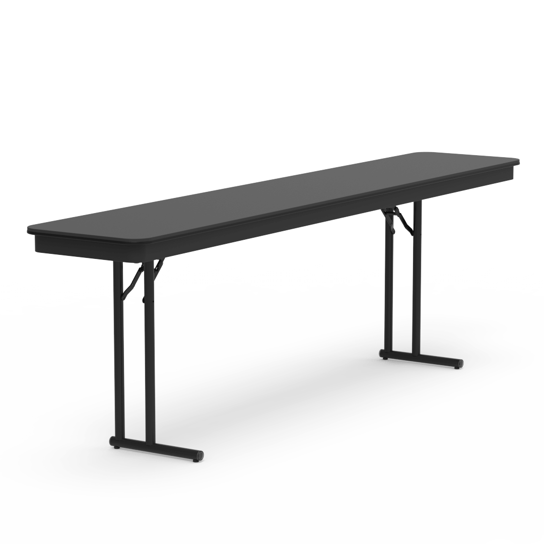 Core-a-Gator Series Rectangle Folding Table 18" x 96" ABS Plastic Top