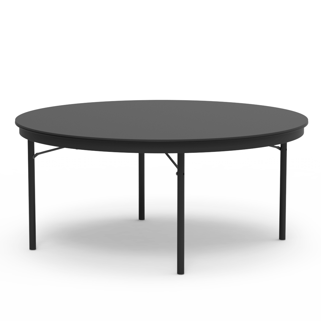 Core-a-Gator Series Round Folding Table 66" ABS Plastic Top