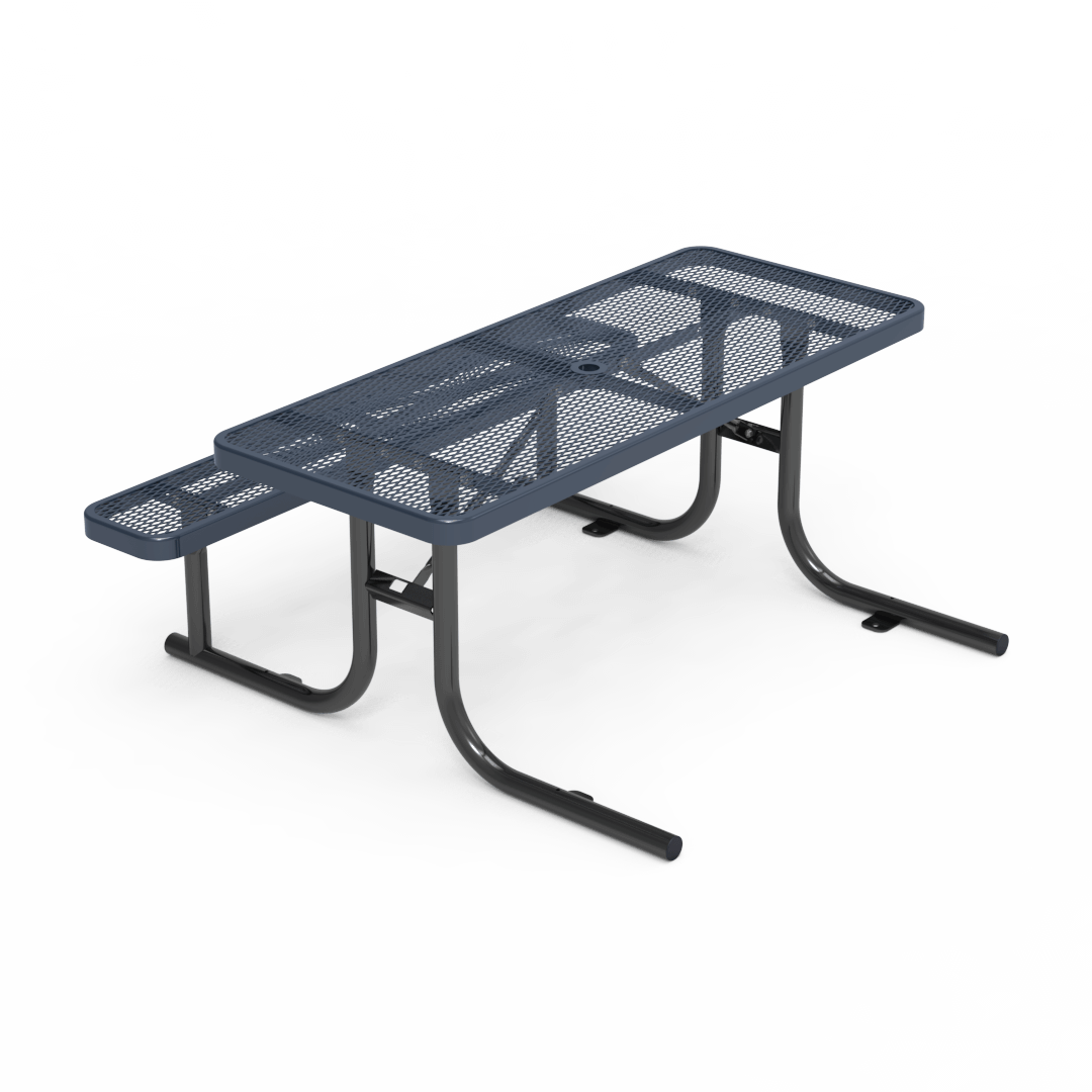 ADA-Compliant Rectangular Outdoor 6’ Picnic Table