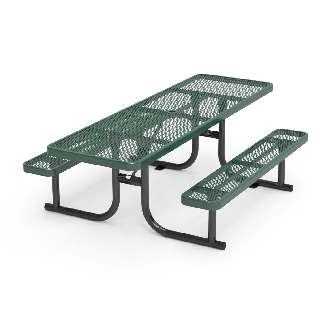 ADA-Compliant Rectangular Outdoor 8’ Picnic Table