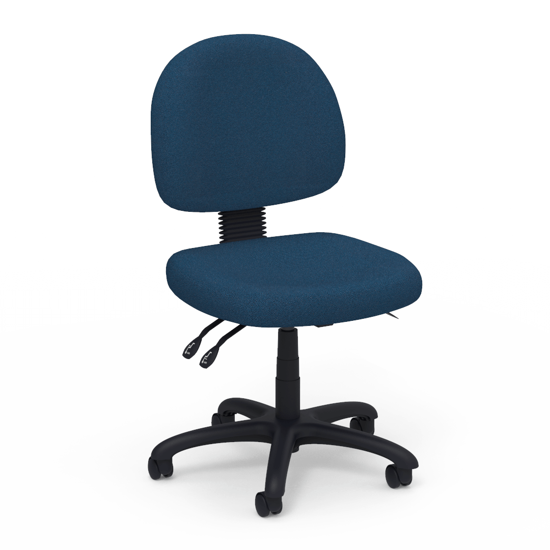 4300 Series Upholstered Task Chair 18in - 23in Adjustable Confetti Navy