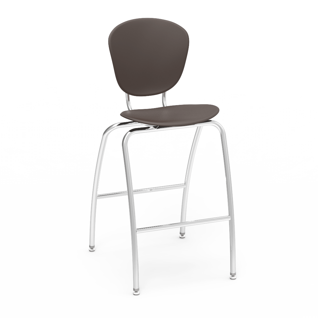 Parison Series Stool 30in Chocolate Chrome
