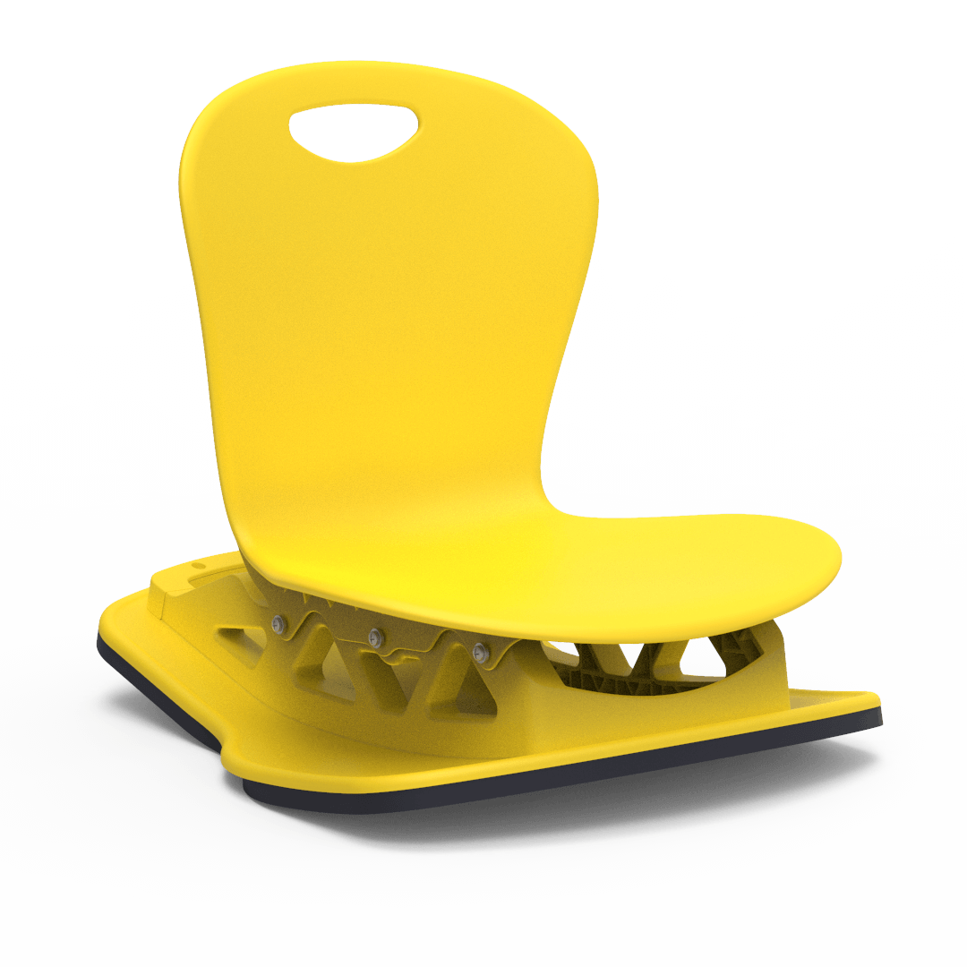 ZUMA Series Floor Rocker Kindergarten - 4th Grade Lemon Yellow