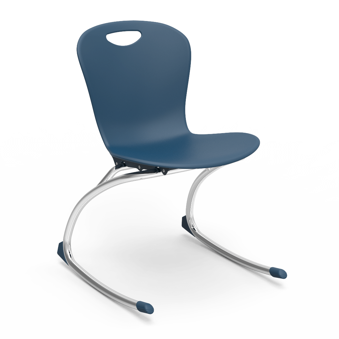 ZUMA Series Rocking Chair 18in  5th Grade - Adult Navy Chrome