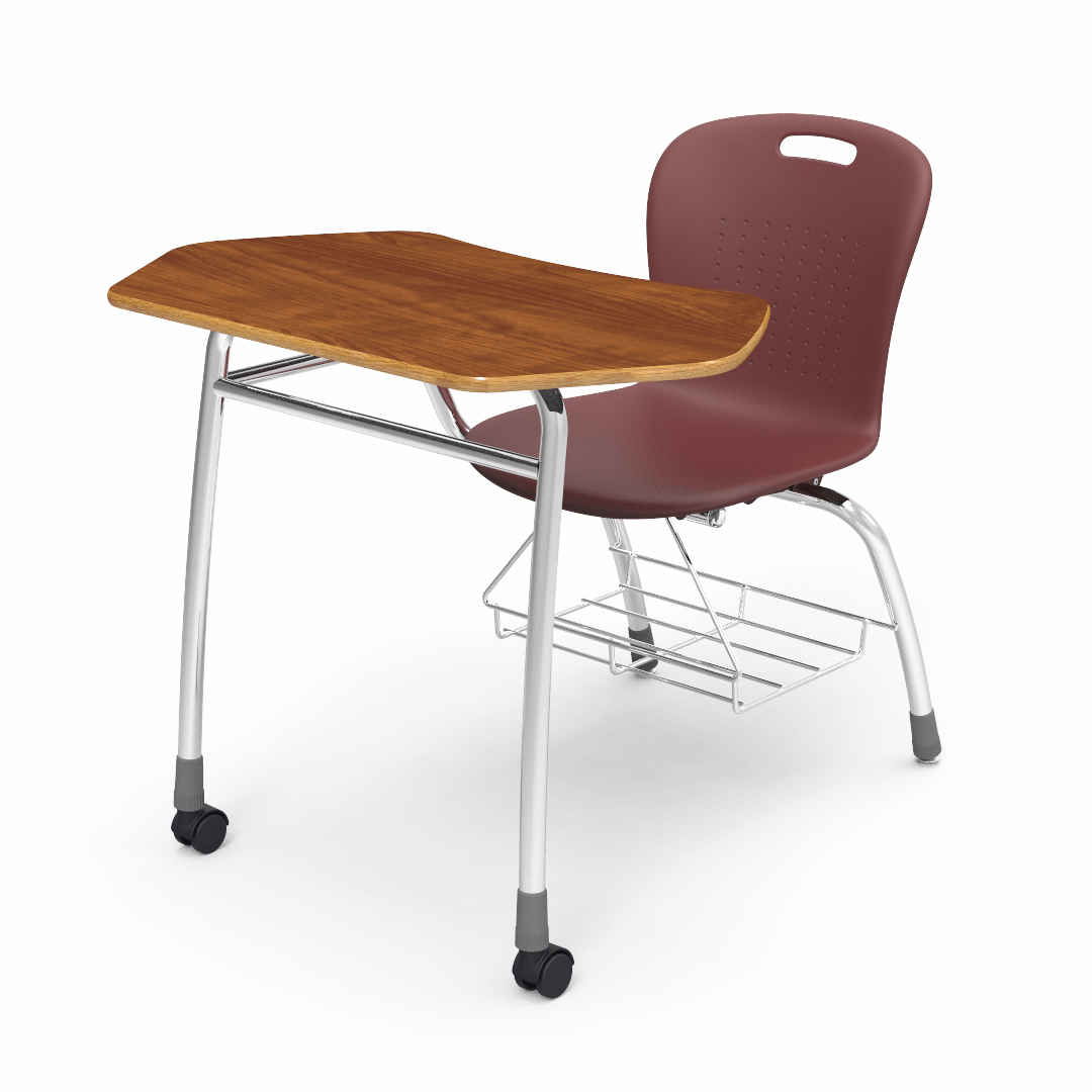 Sage Agile Combo Unit 18in with Bookrack Wine Wild Cherry Chrome