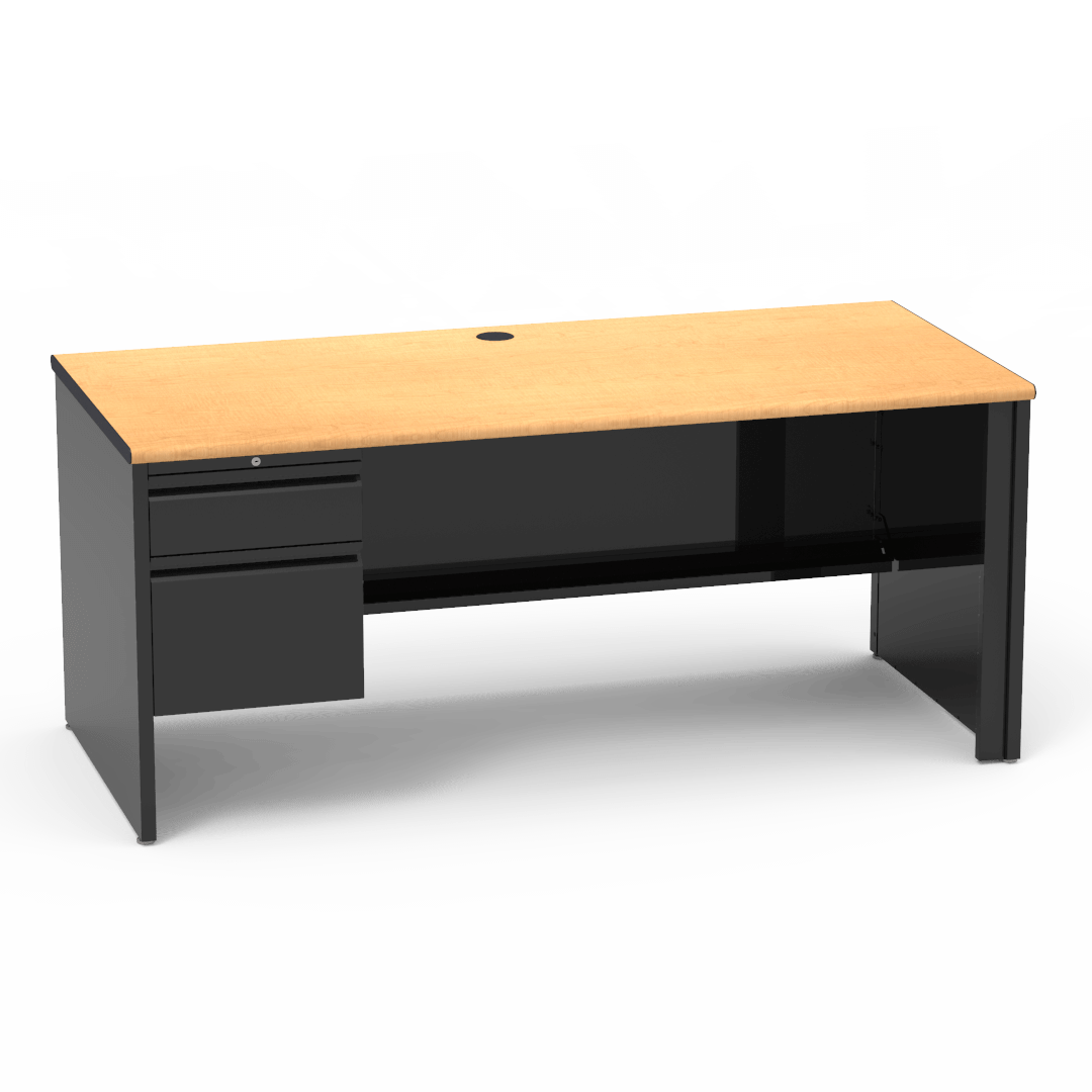 53 Series Desk with Double Pedestal - Virco
