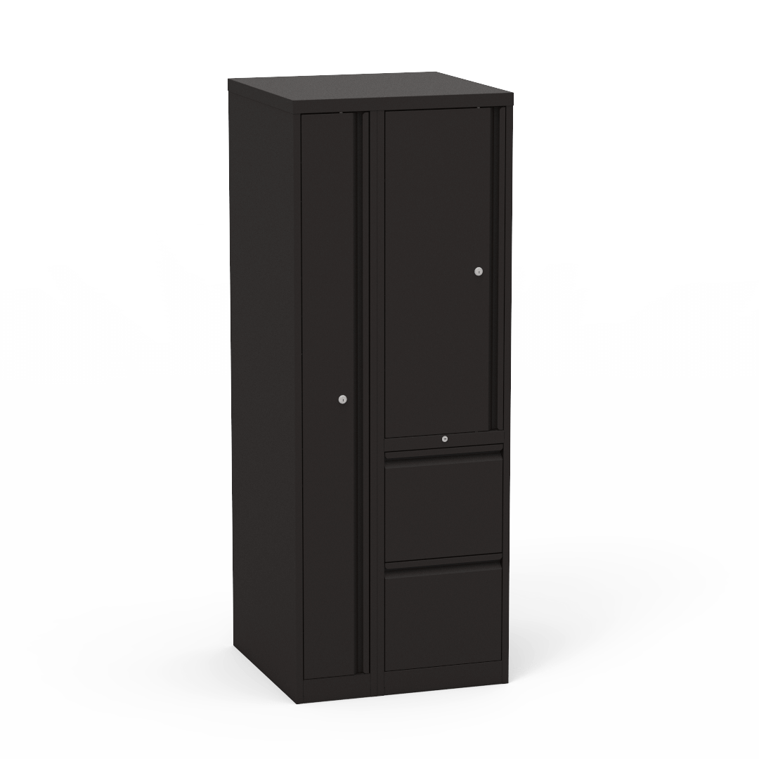 53 Series Wardrobe Tower With Left-Side Locking Garment Storage