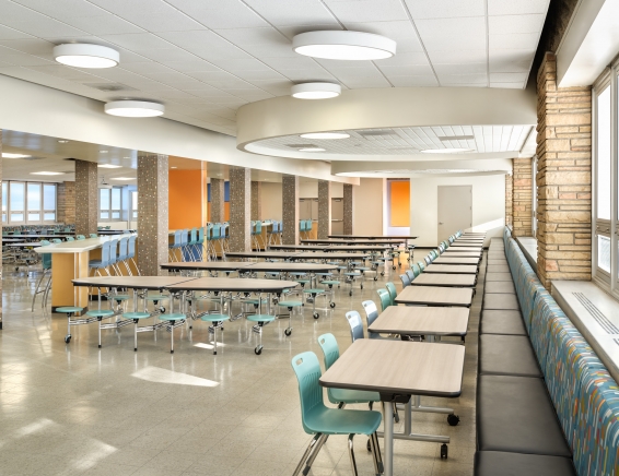 Cafeteria gets a Modern Makeover