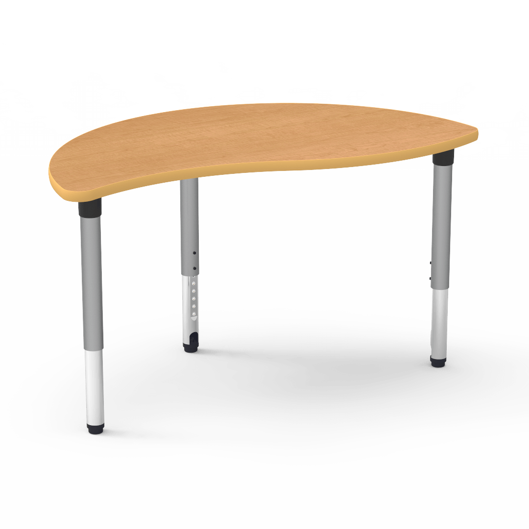 5000 Series Table 54in Nest 24in - 32in Adjustable Fusion Maple Squash Silver Mist
