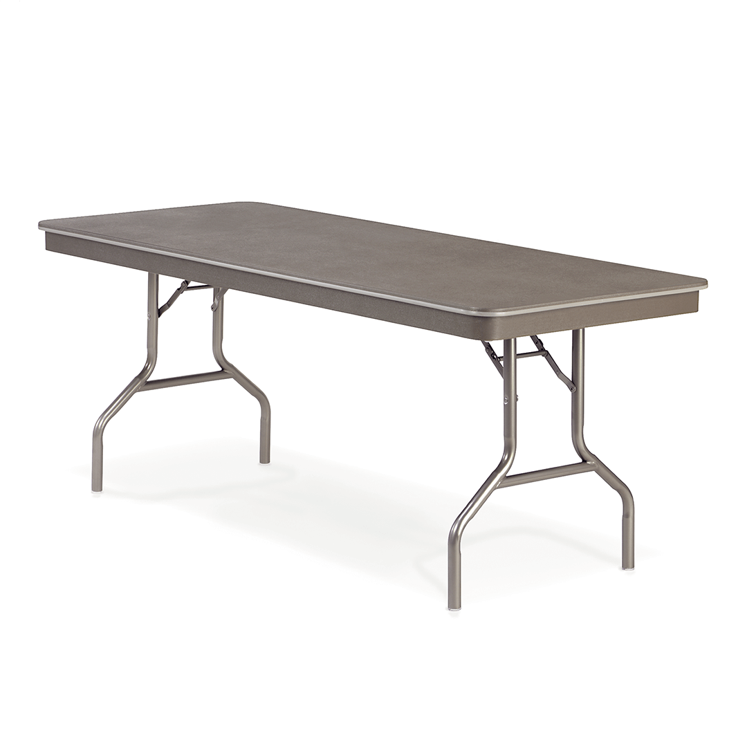 Core-a-Gator Series Rectangle Folding Table 30" x 72" ABS Plastic Top