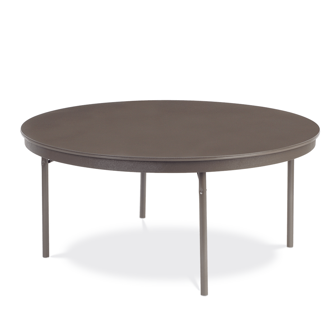 Core-a-Gator Series Round Folding Table 66" ABS Plastic Top