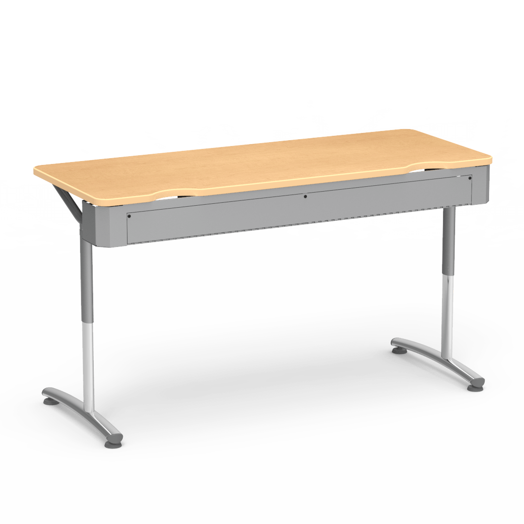 TEXT Series Hinged Wire-Trough Table 24" x 60" Top