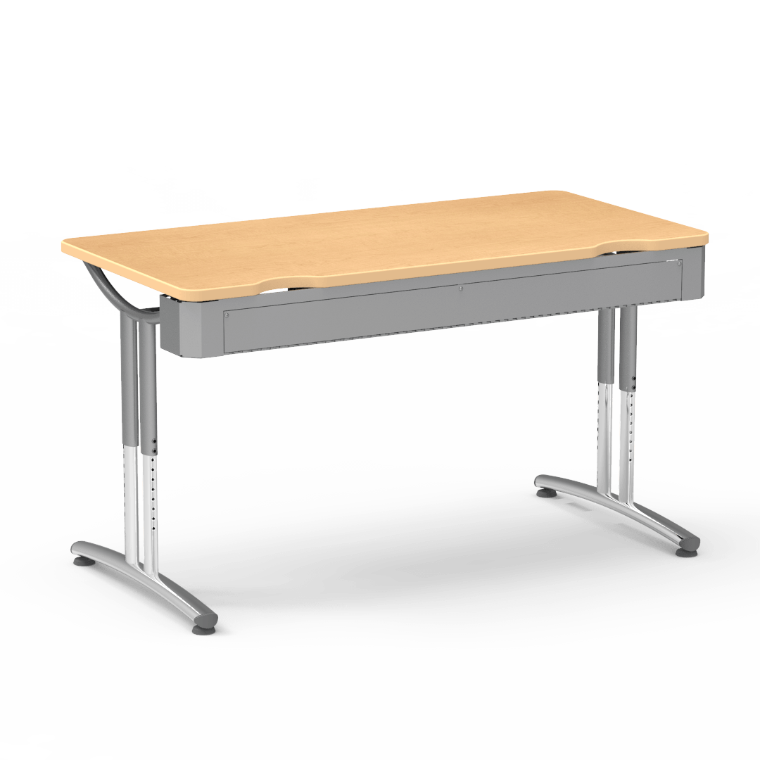 TEXT Series Hinged Wire-Trough Table 30" x 60" Top