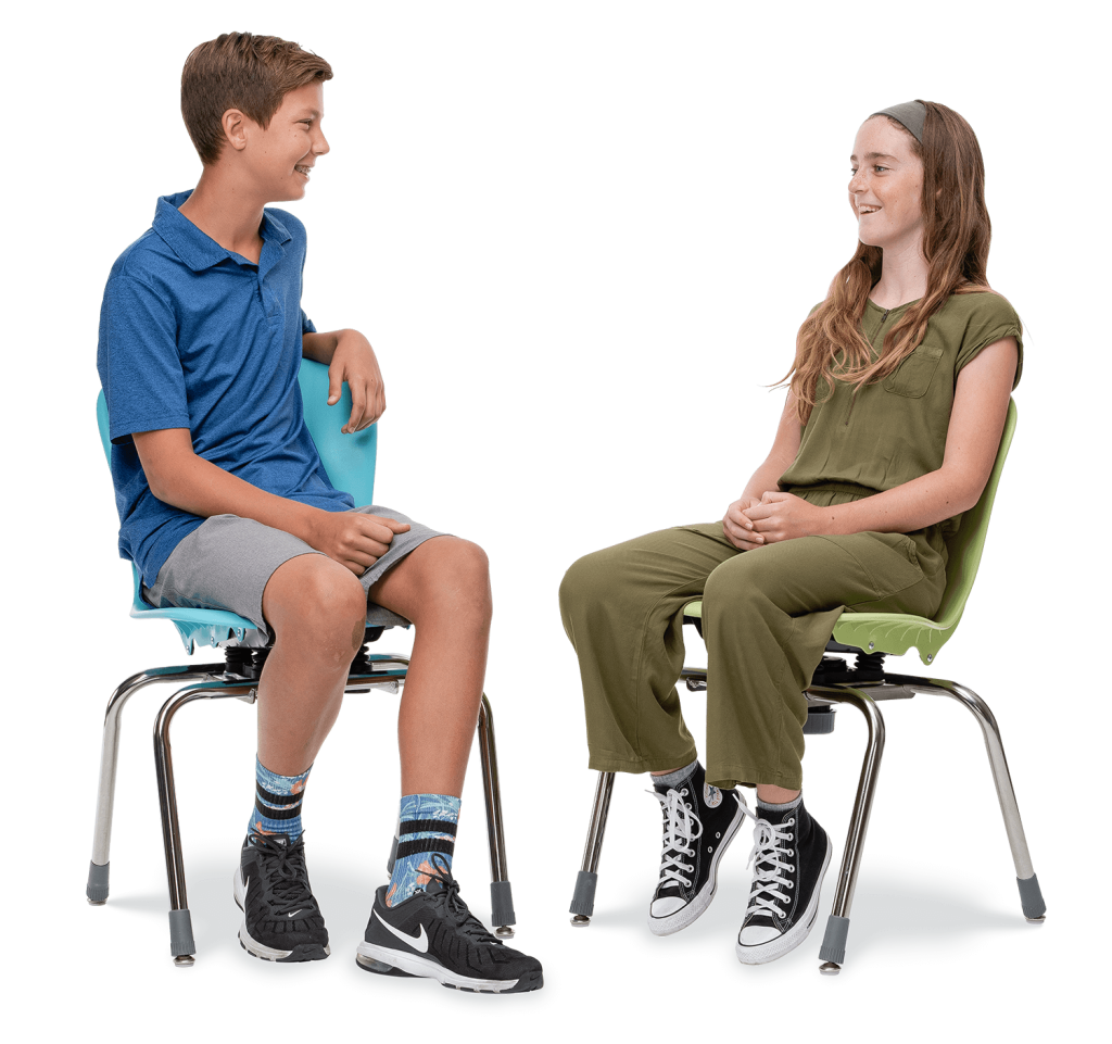 ZUMA Series C2M 4-Leg Chair 18in  5th Grade - Adult Cobalt Blue Chrome