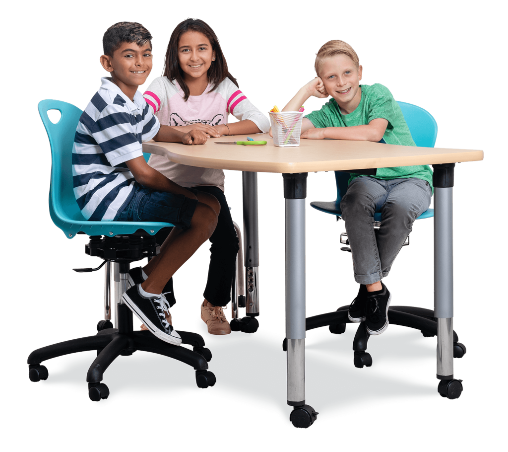 5000 Series Table 30in x 54in Slide 24in - 32in Adjustable Dry Creek Plum Adobe Silver Mist